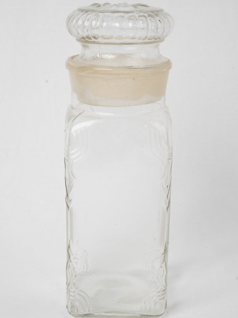 Authentic rare collectible glass jar