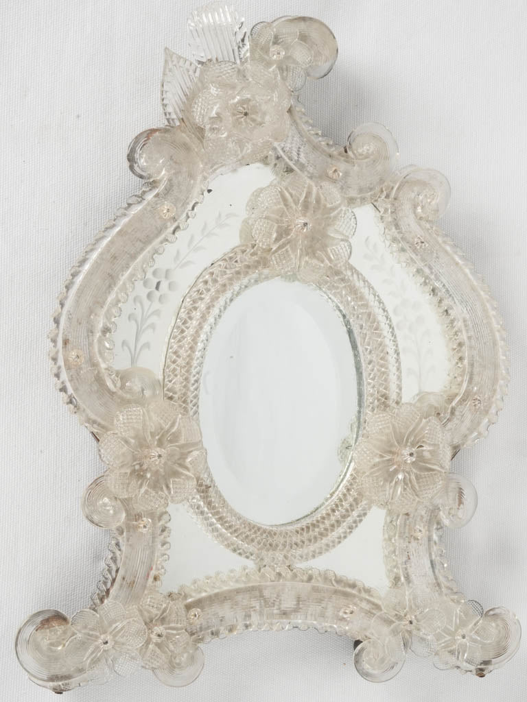 Vintage Murano glass Venetian mirror