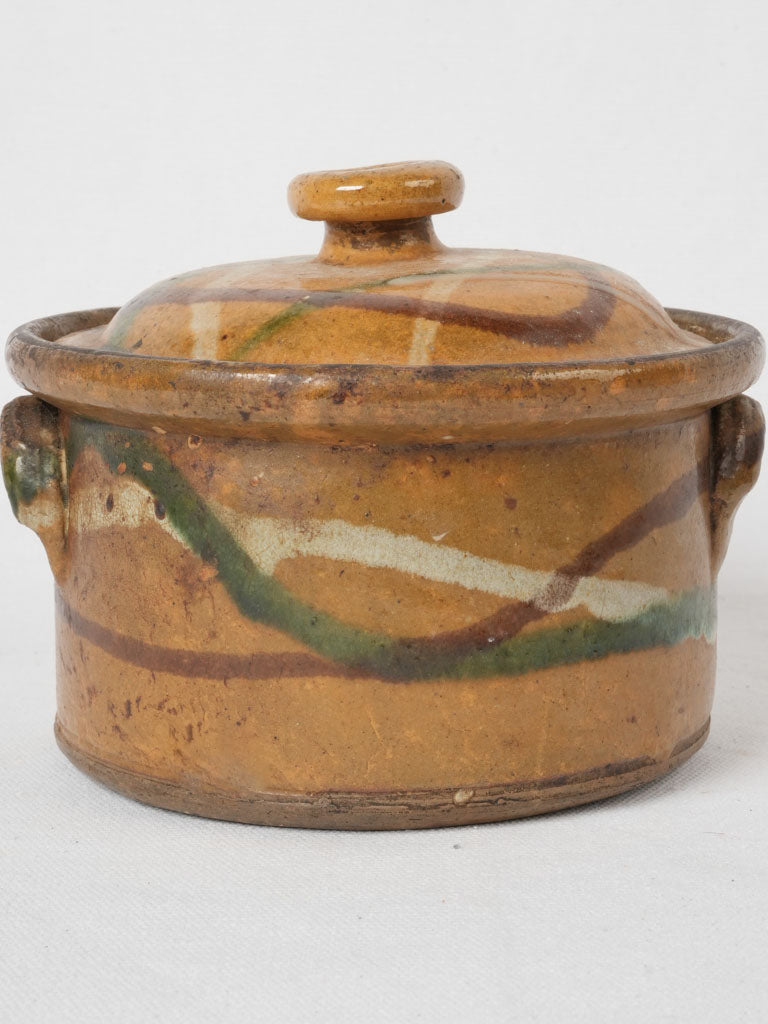 Marbled French Alps heritage casserole pot