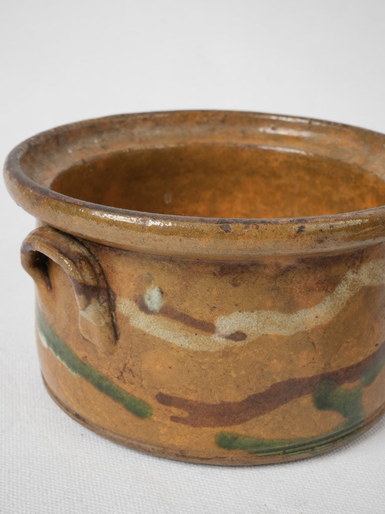 Charming late-19th century slipware cocotte