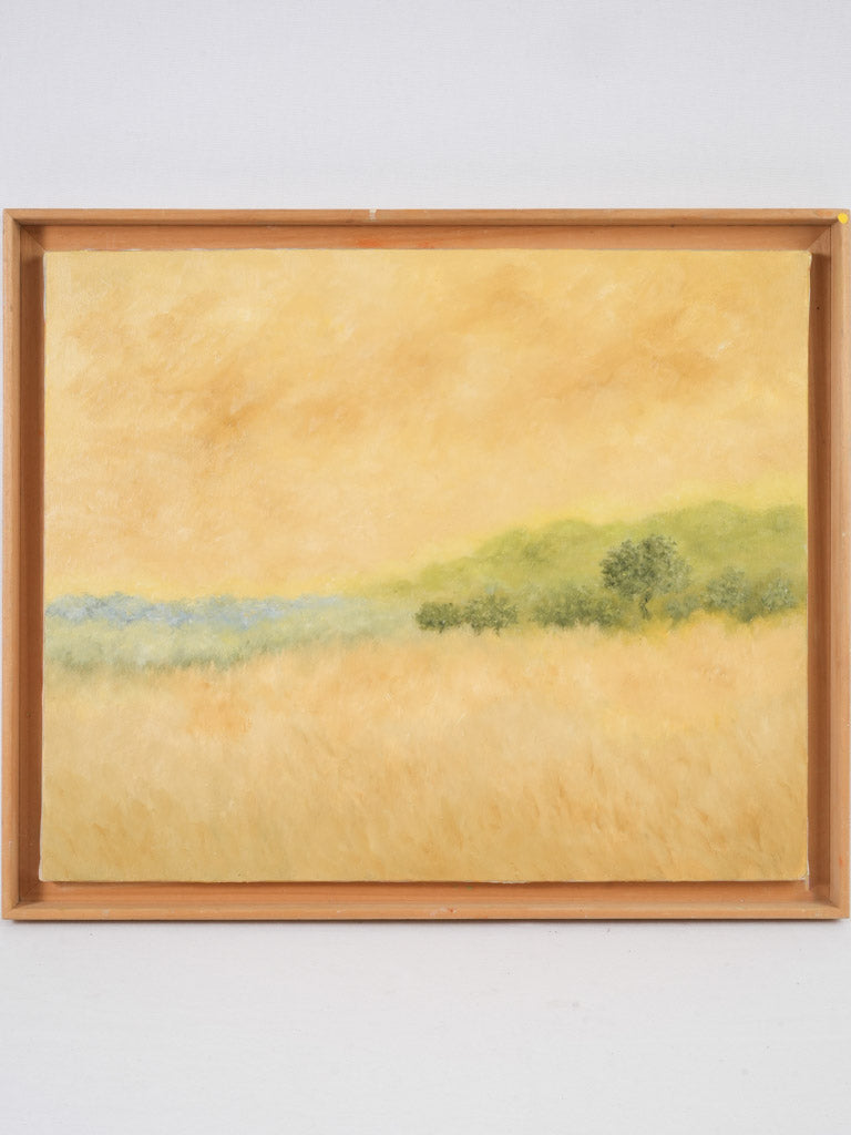 Contemporary landscape painting - Provenance: Provence