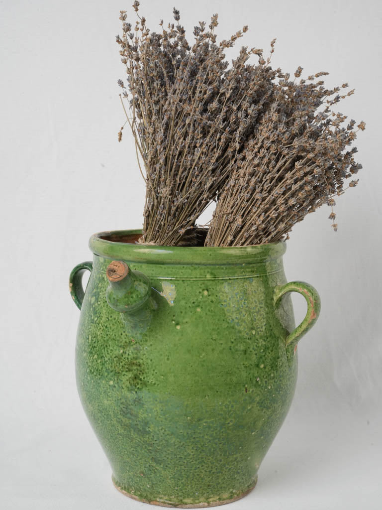 Rustic Provençal ceramic decor jug