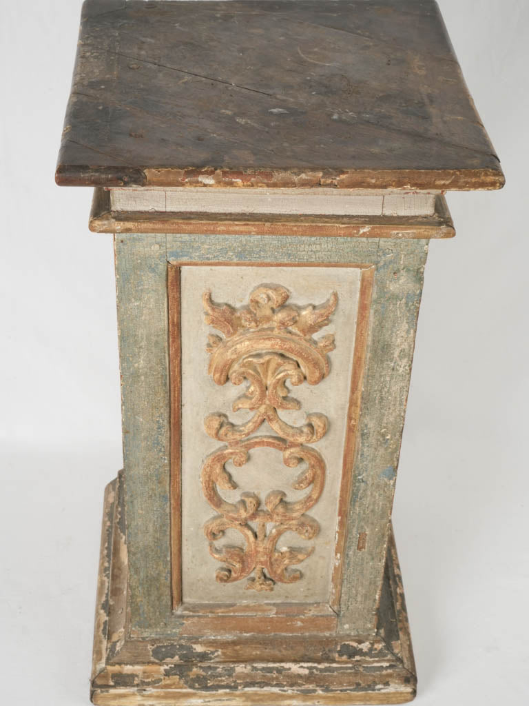 Ornate, Vintage, Italian Carved Pedestal