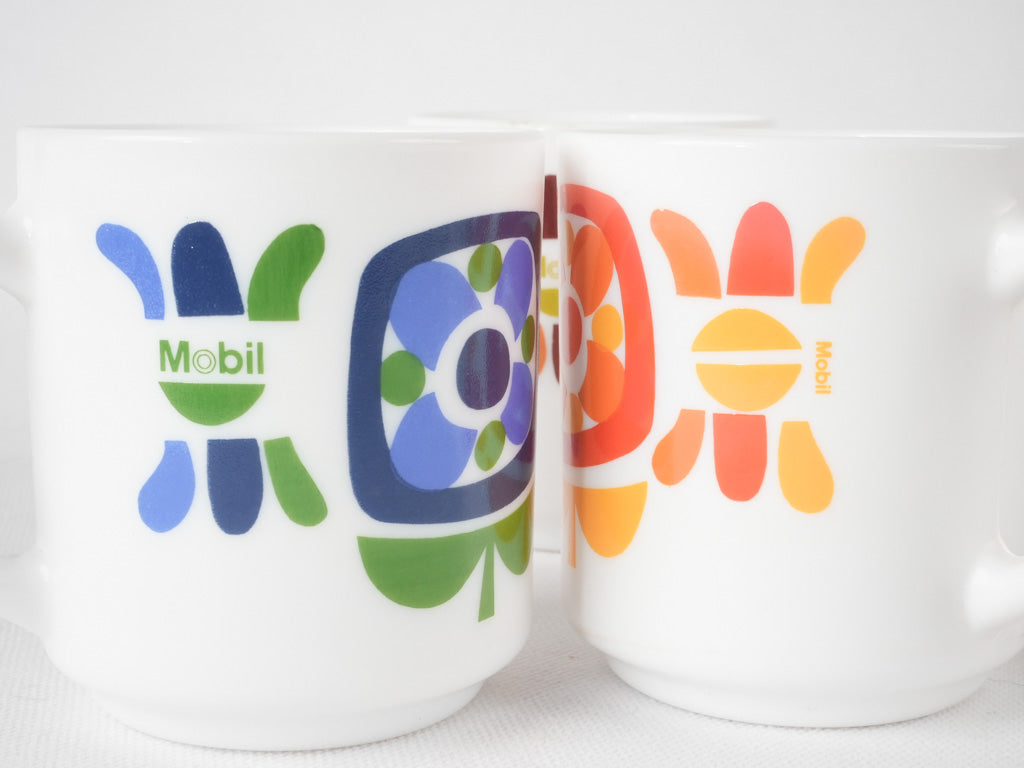 Iconic 1970s gas giveaway mugs