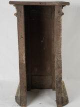 Charming, Aged, Green Wood Display Stand