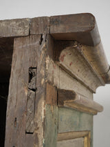 Aged, Green Gilt, Ornate Italian Pedestal