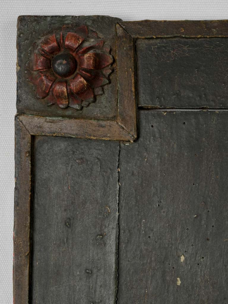 Fine Carved Bouquet & Rosette Mirror