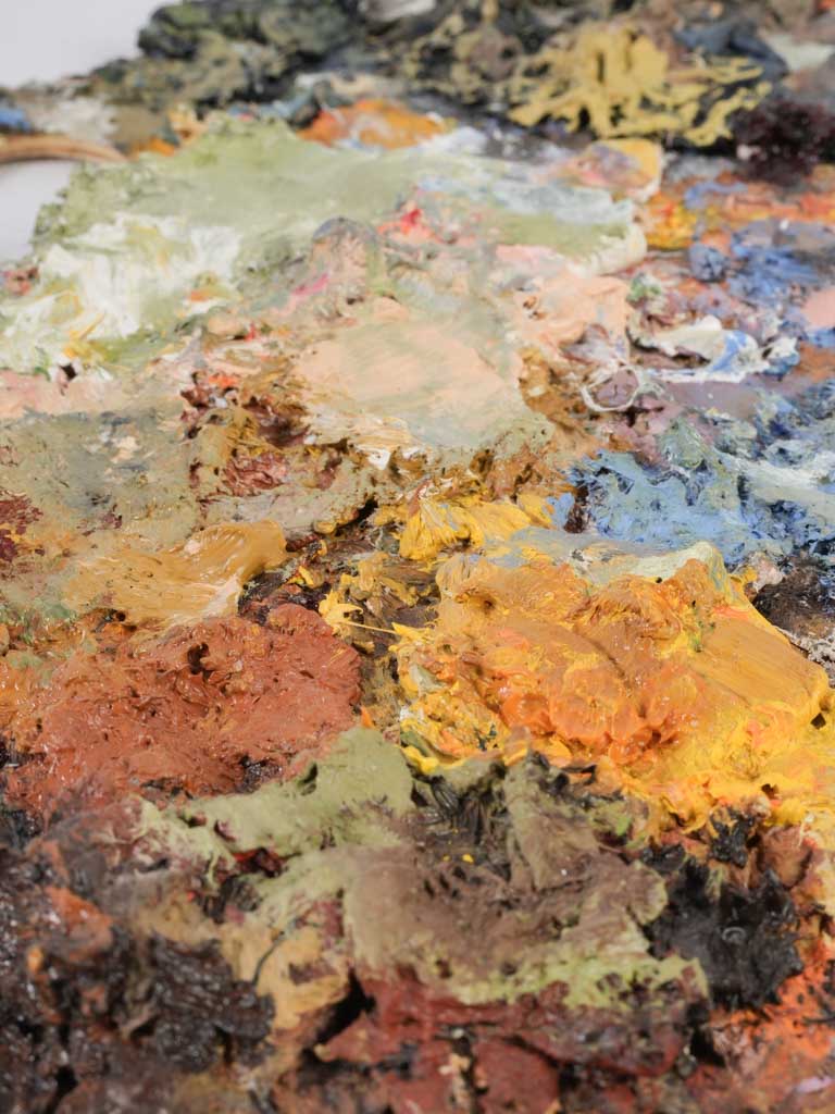 Handcrafted artist's palette painting