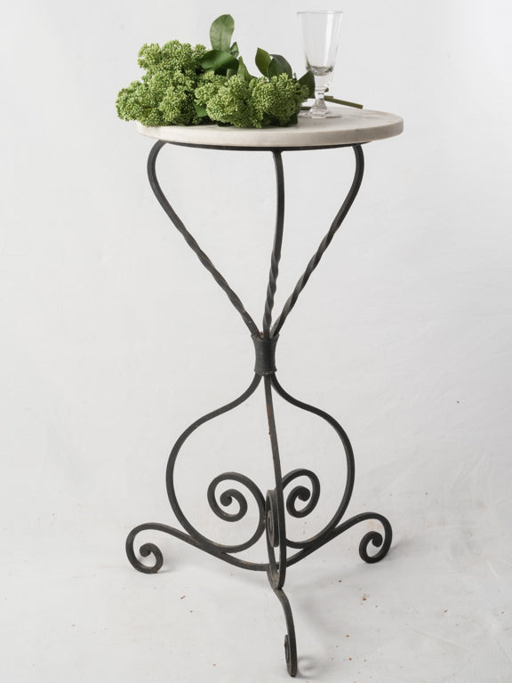 Elegant French marble top table