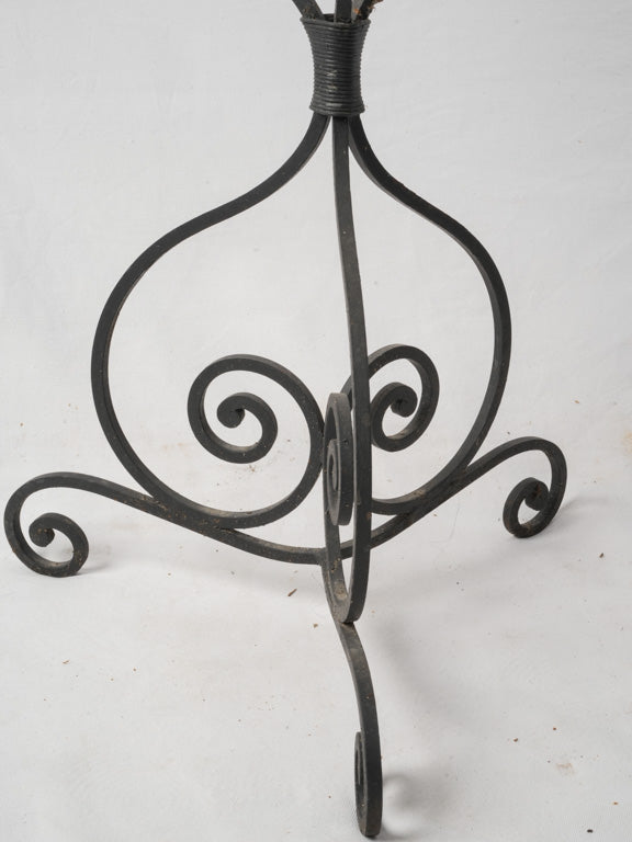 Stylish wrought iron plant stand