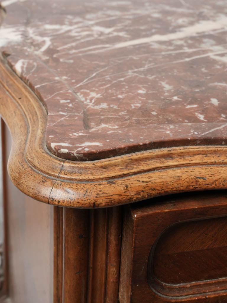 Graceful, Ornate, French Marquetry Table