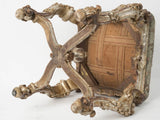 Stunning Genoese Rococo Silk Stool