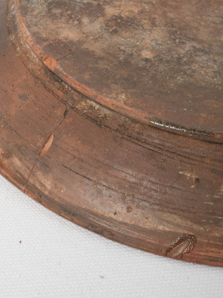 Earthy-toned traditional kitchenware plate