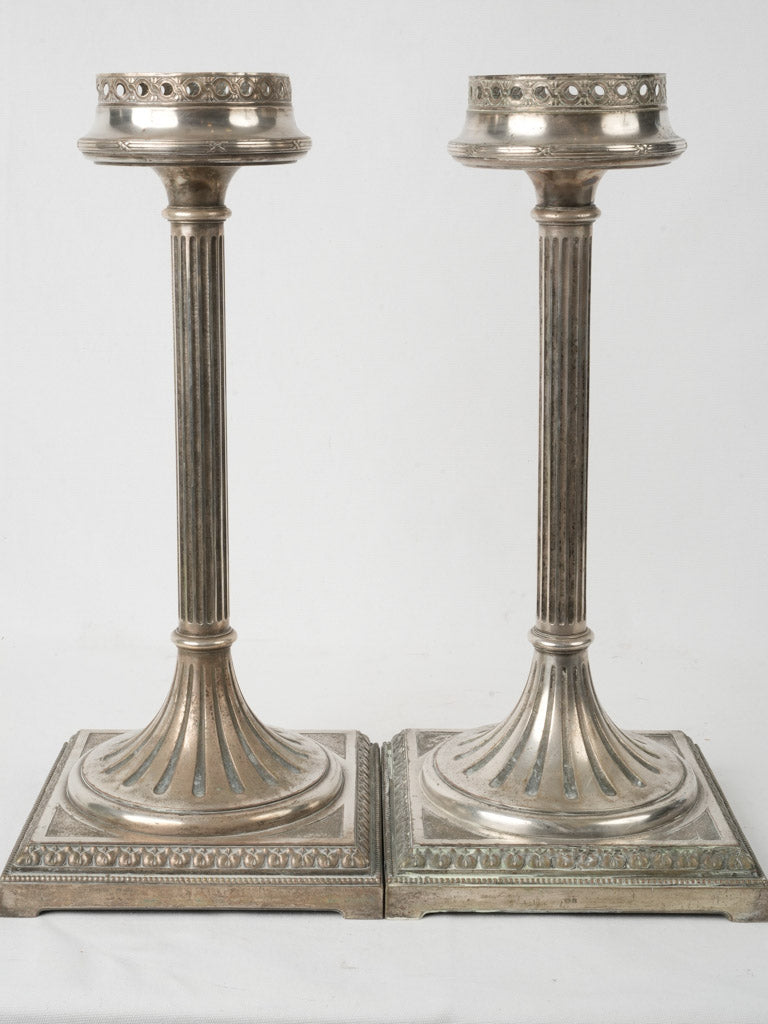 Classic, Silver-Plated Louis XVI Portes Cendriers