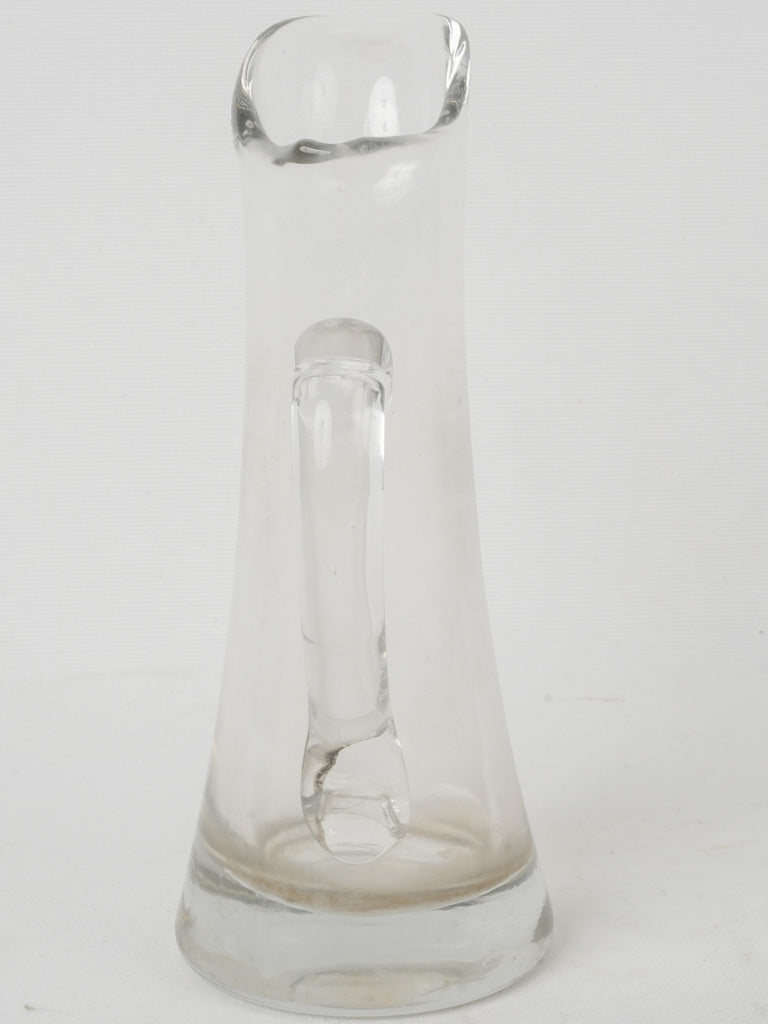 Classic blown glass cider decanter