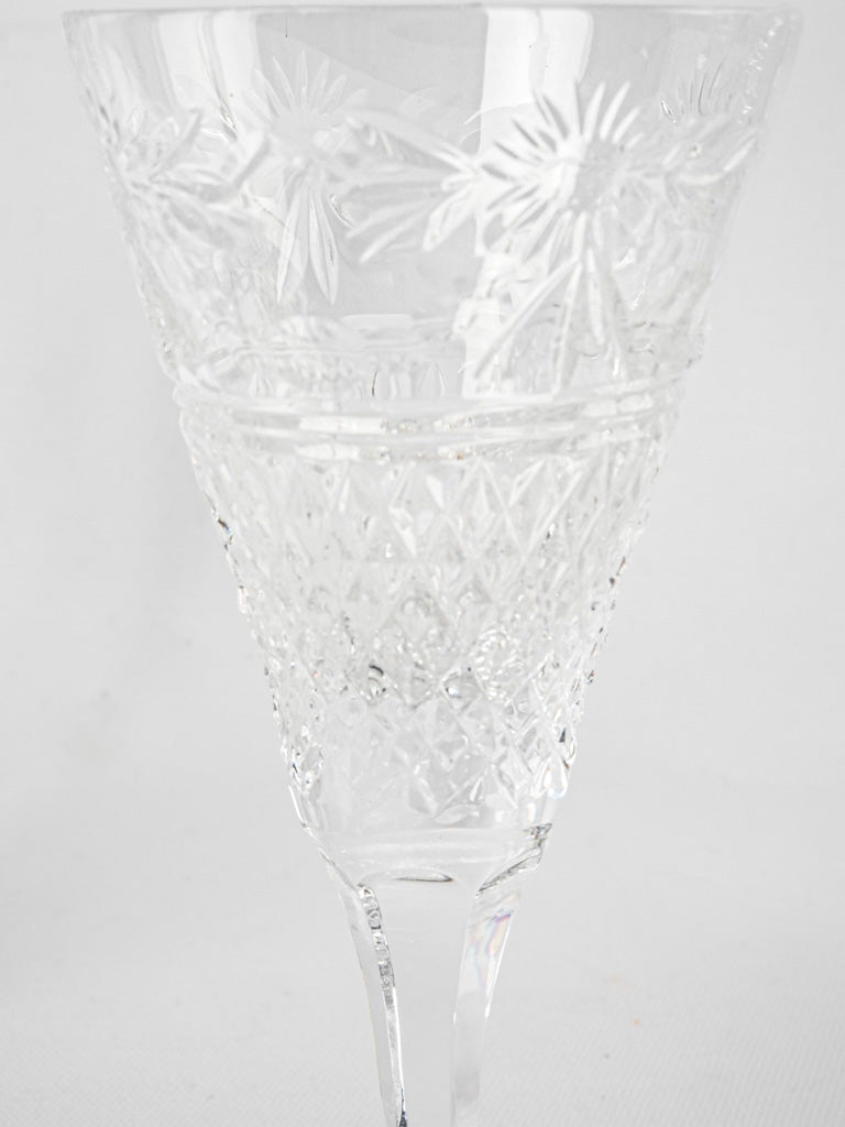 Classic French Baccarat glassware collection