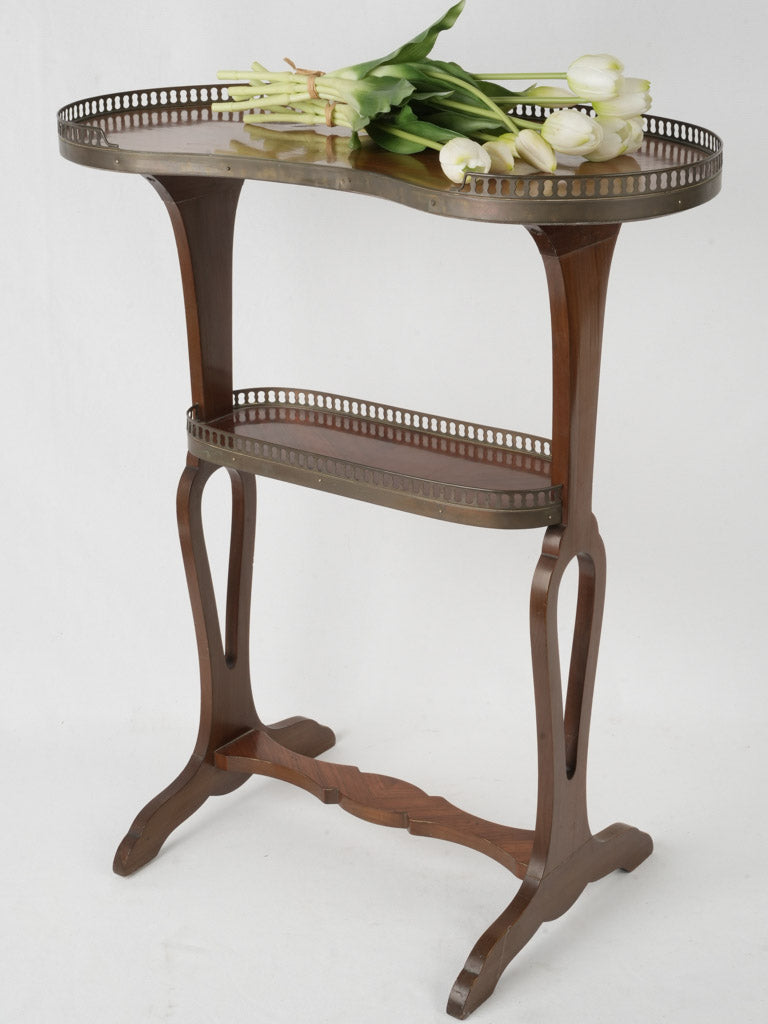 Vintage Parisian Bronze Gallery Table