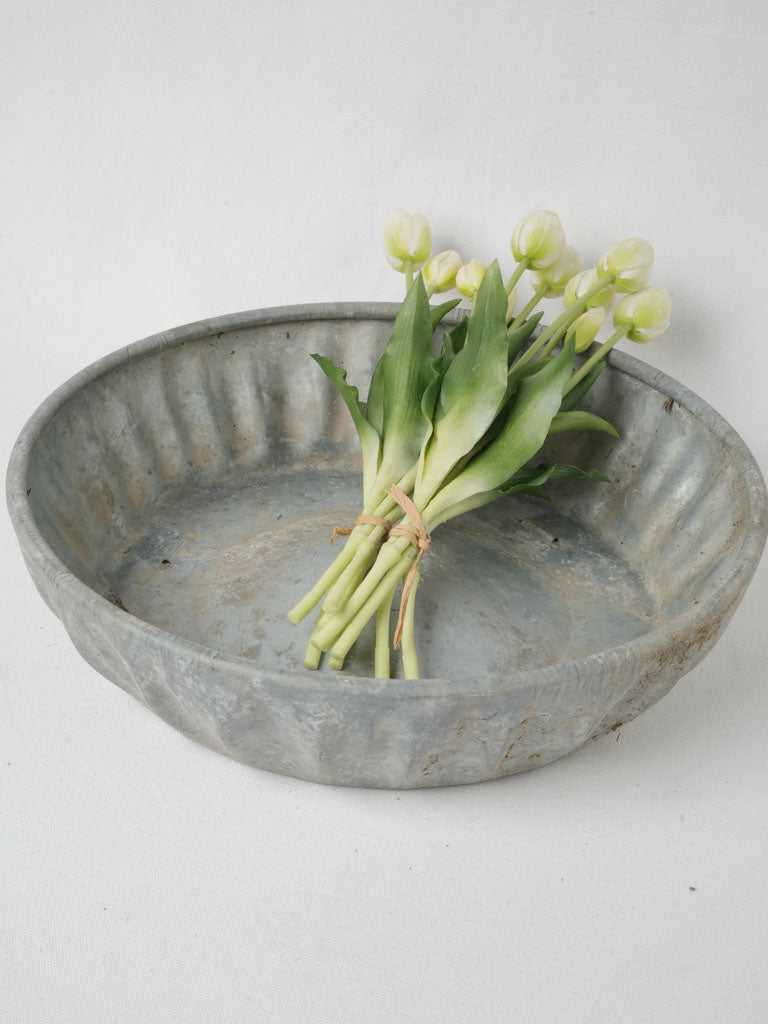 Vintage gray patina bowl