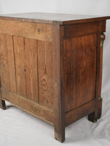 Timeless walnut buffet with detailed carvings