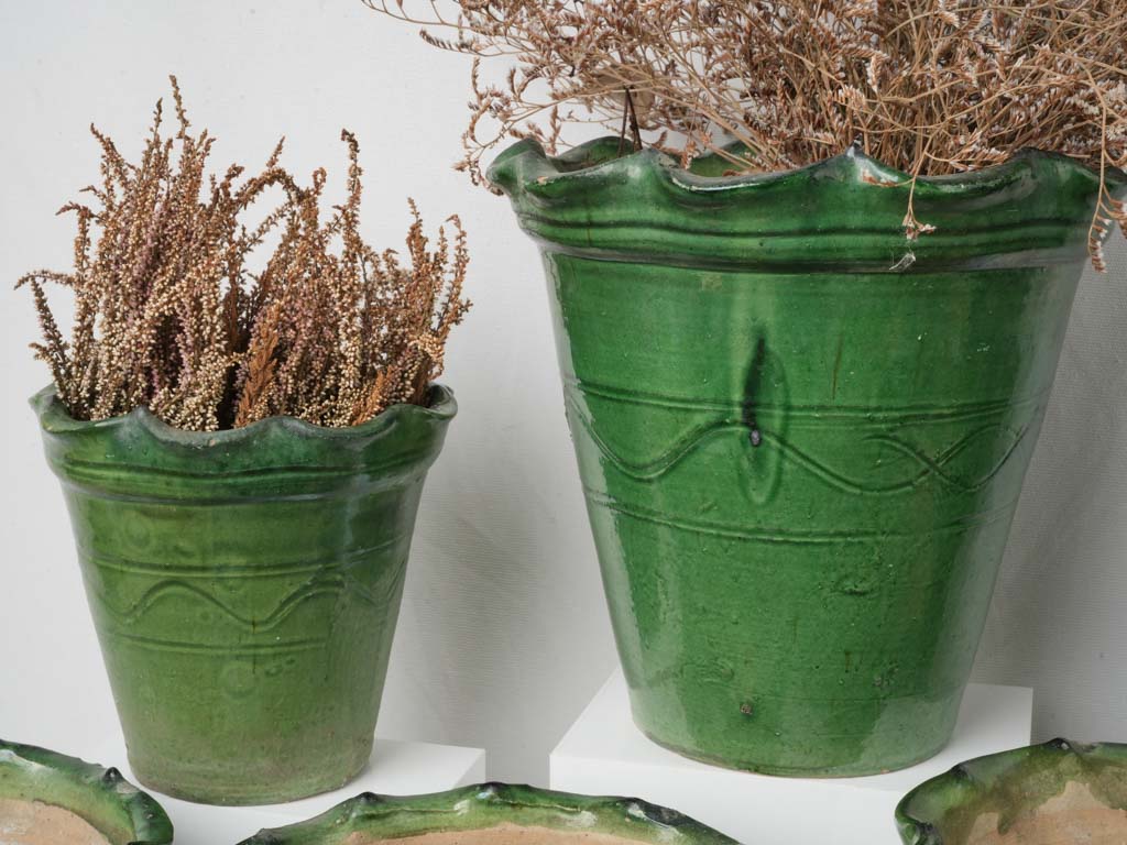 Handcrafted artisanal flowerpots