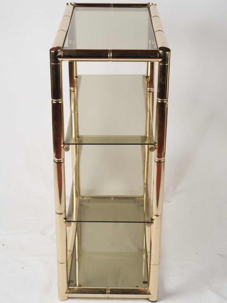 Time-honored Italian Étagère Glass Shelves