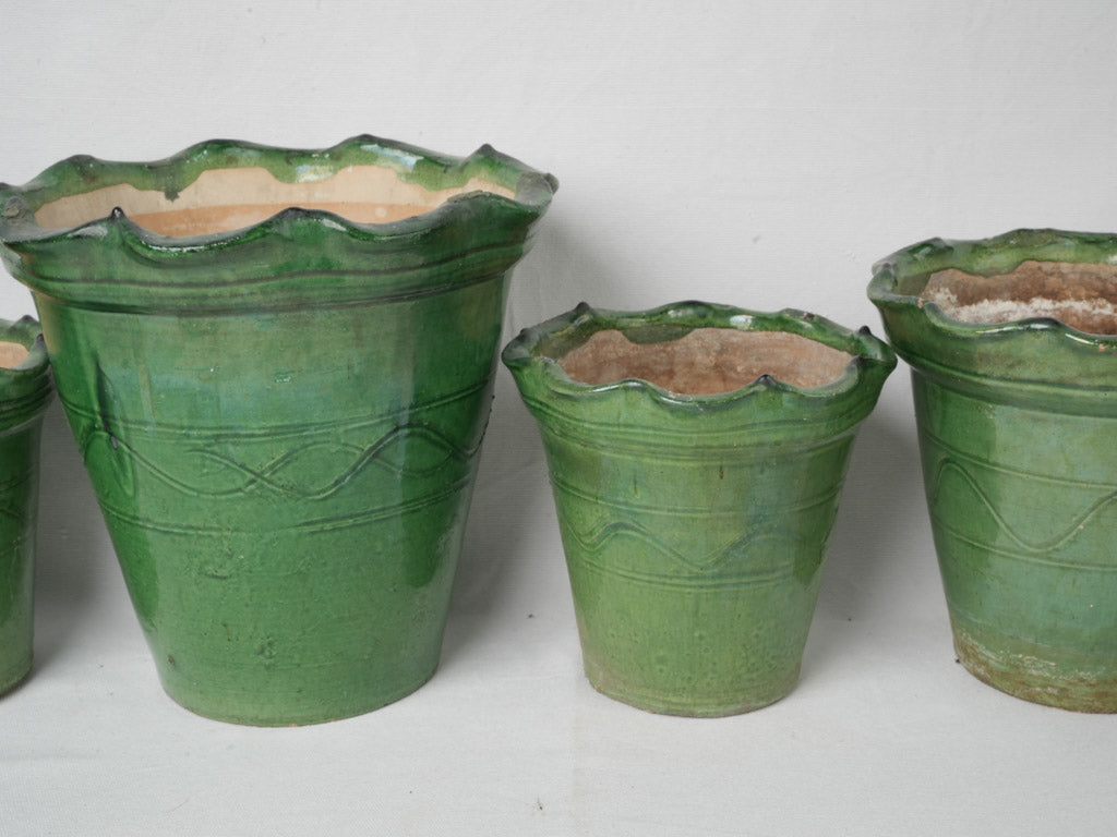 Collector's vintage garden planters