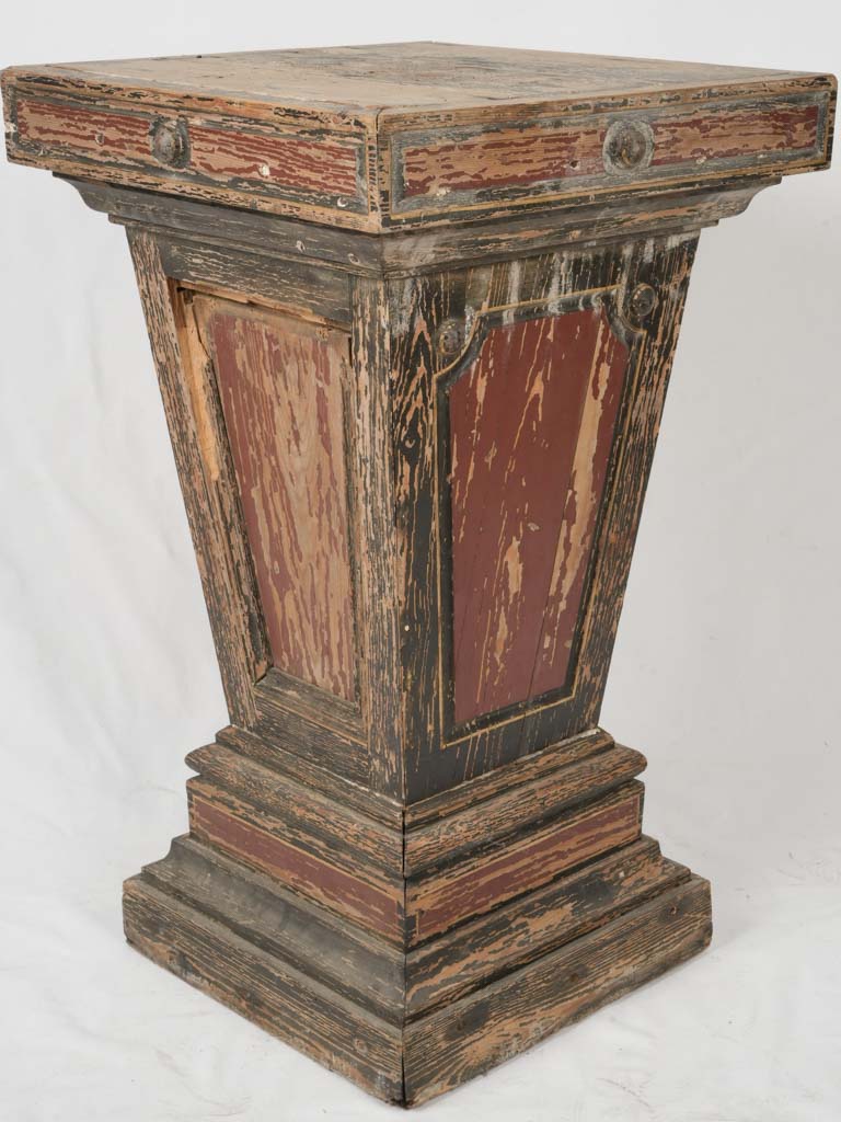 Ornate Antique Painted Pedestals