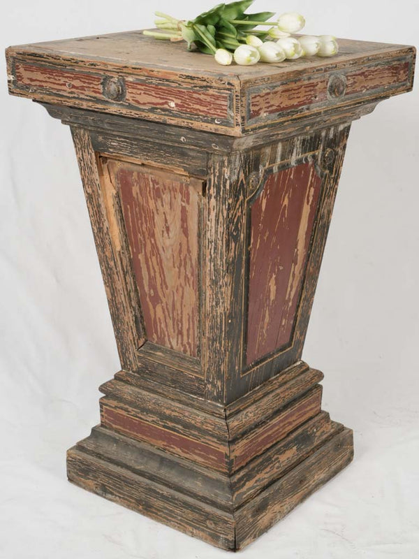 Vintage Tapered Black Pedestals