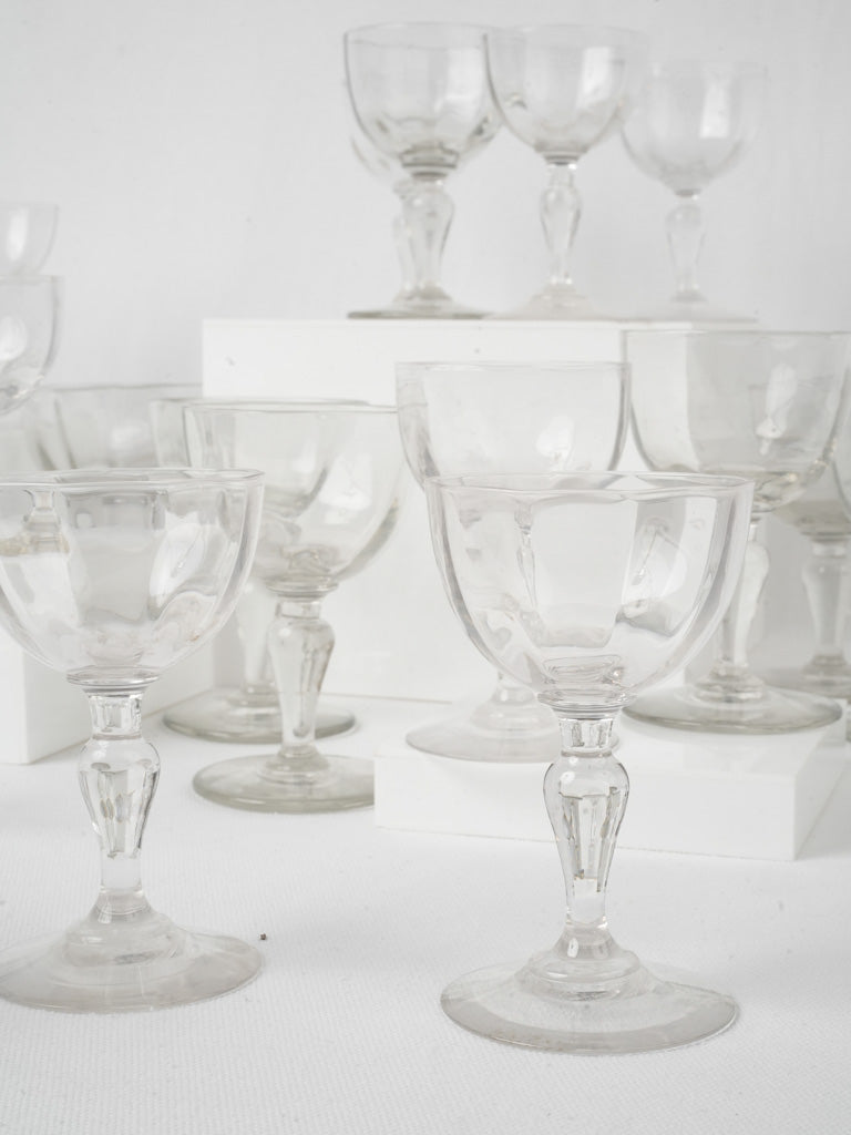 Elegant early 20th-century glass