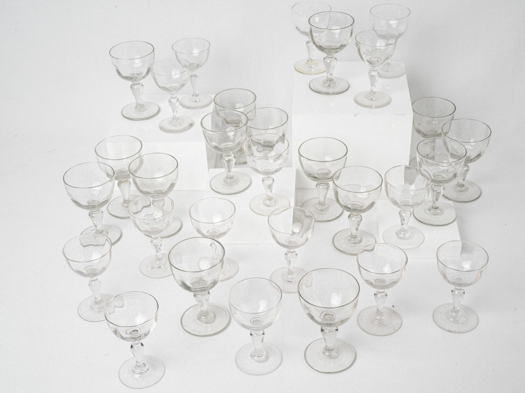 Classic French stemware collection