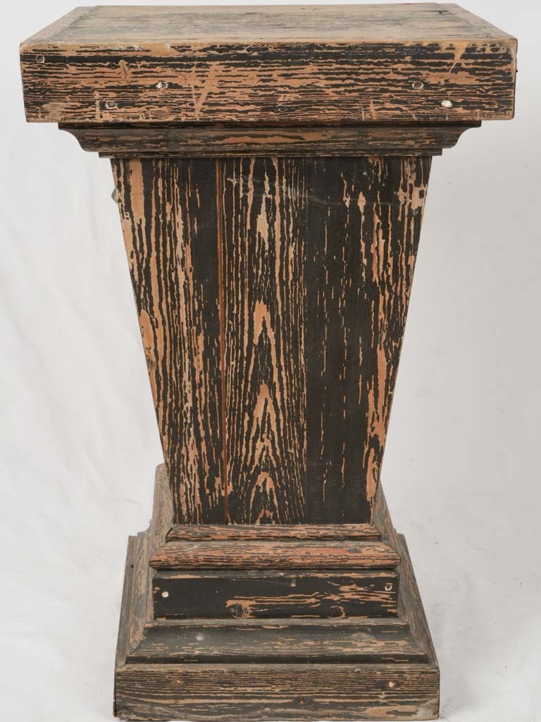 Rustic Carved Wooden Stands