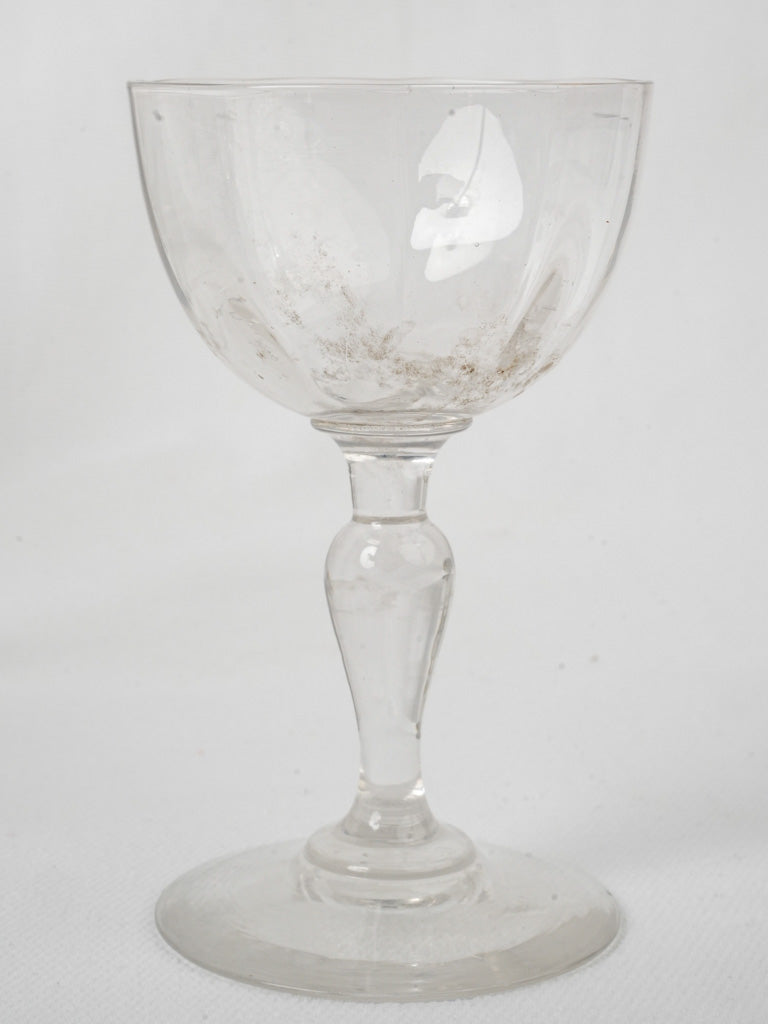 Sophisticated baluster-stem glasses