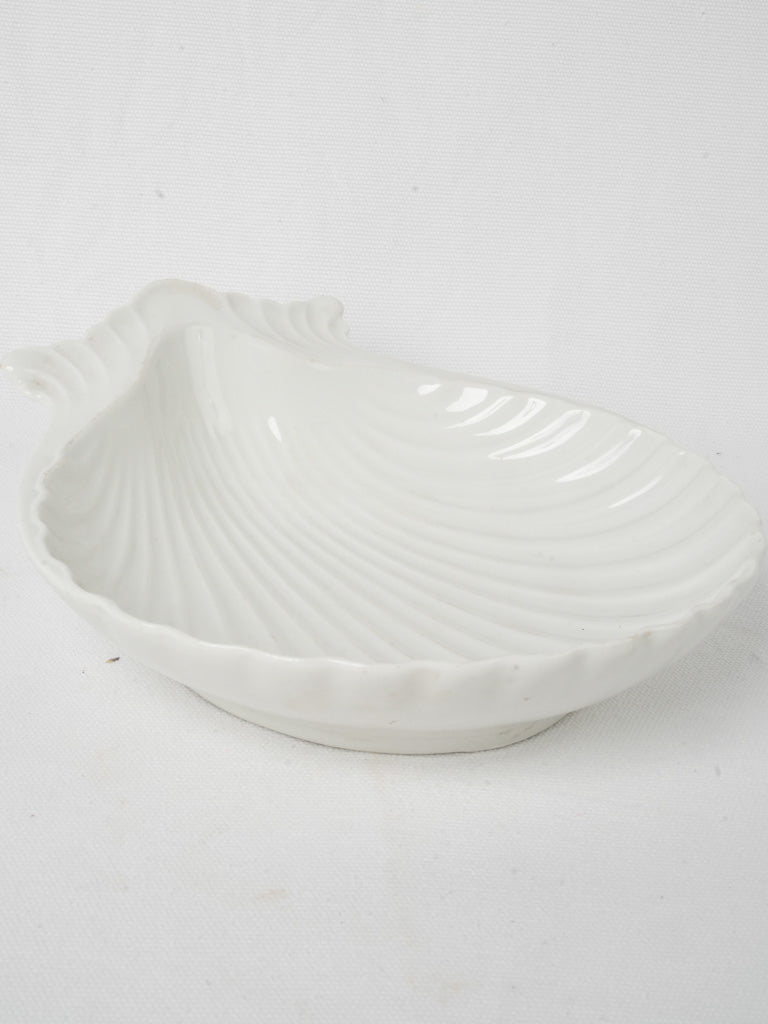 Antique Pillivuyt Porcelain Shell Platter - 9½"