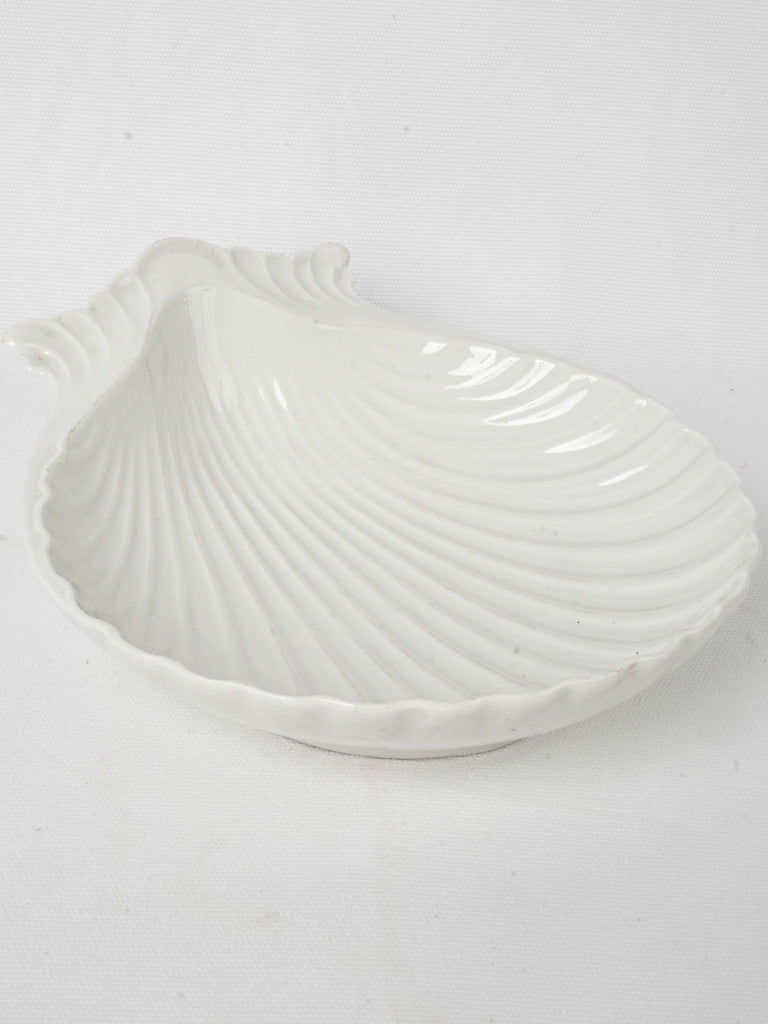 Antique Pillivuyt Porcelain Shell Platter - 9½"