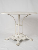 Classic white patina outdoor table