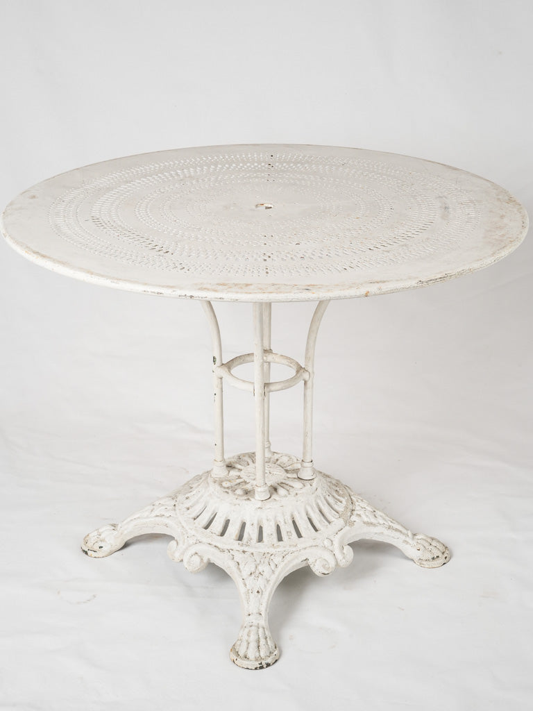 Timeless cast iron patio table