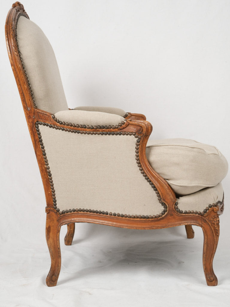 Delicate Rose Motif Armchair Pair