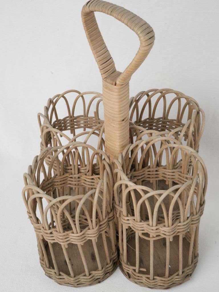 Charming Farmhouse Bottle Storage Basket