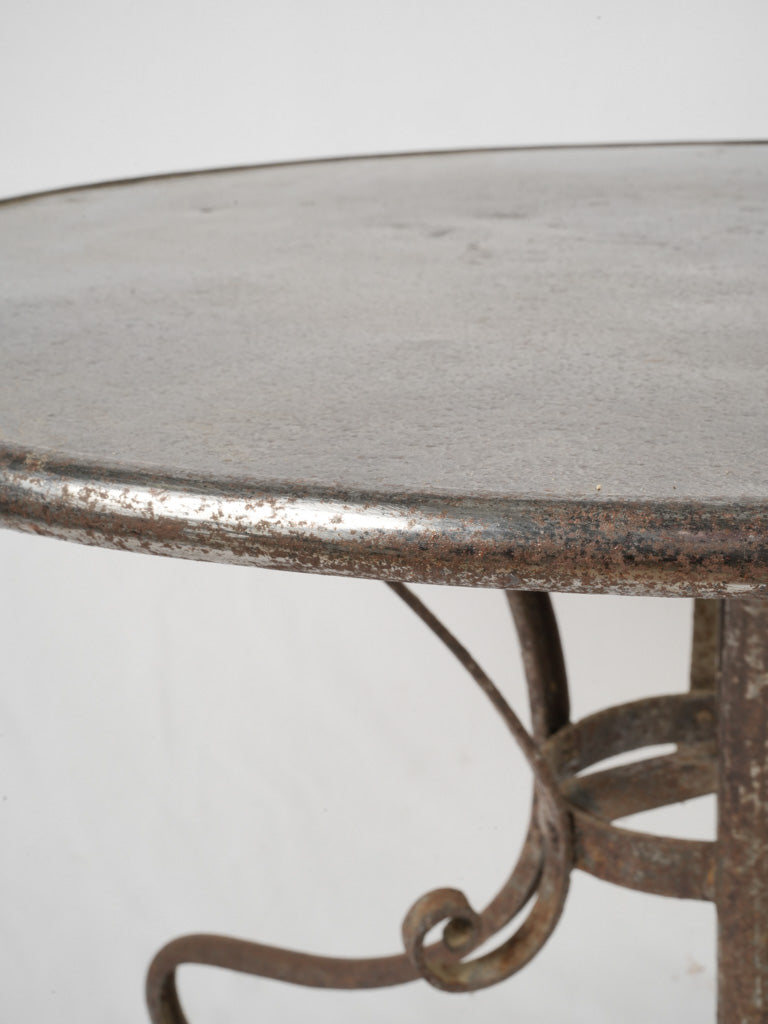 Distinctive 19th-century wrought iron table