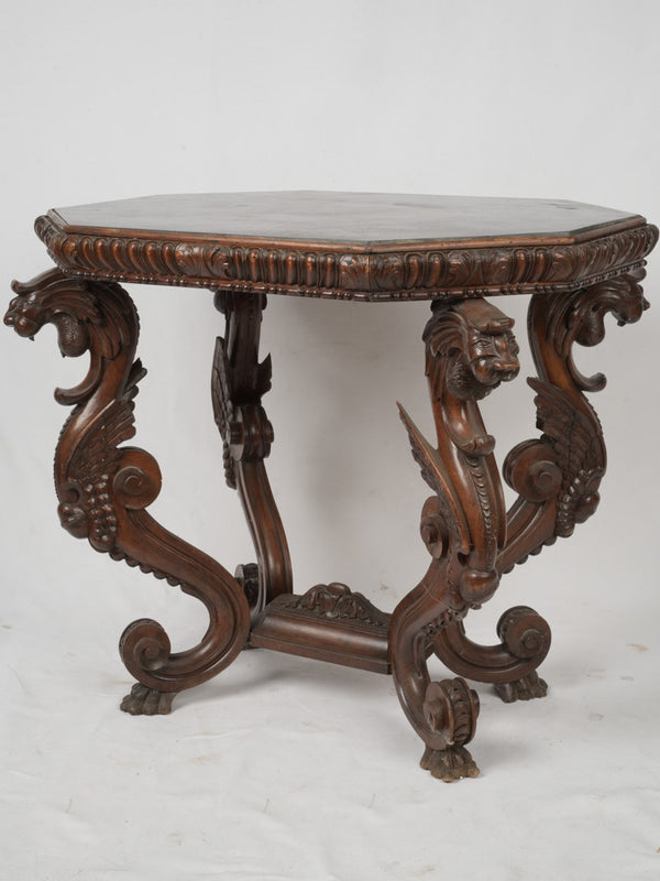 Rare 19th-century French chimera console