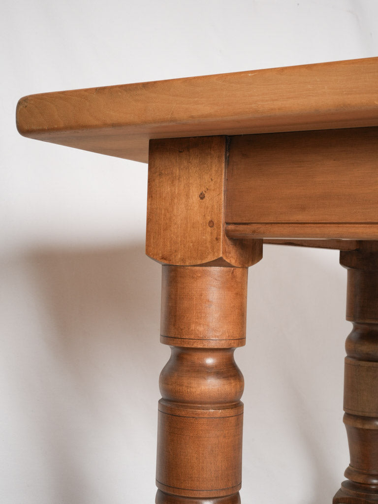 Durable, vintage walnut dinner table