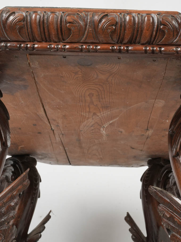 Ornate 19th-century French slate table