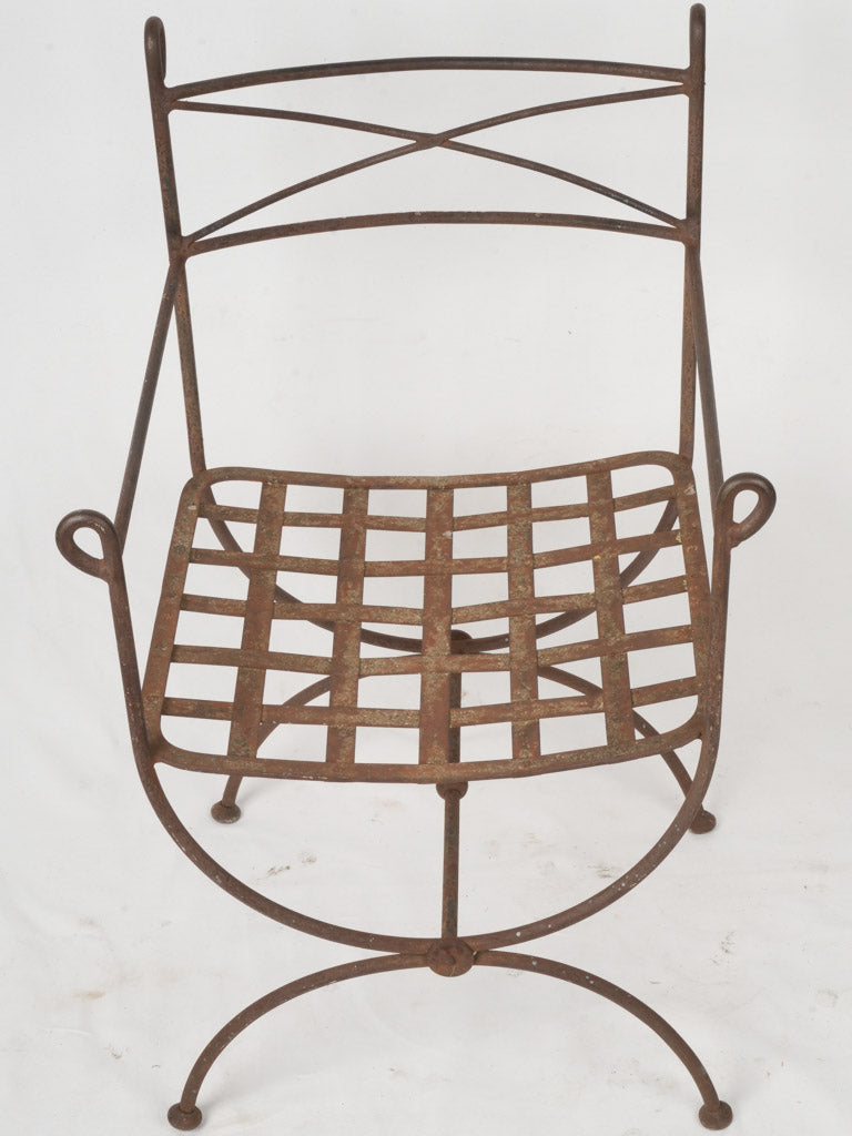 Authentic, Rustic, Sophisticated, Iron Armchair