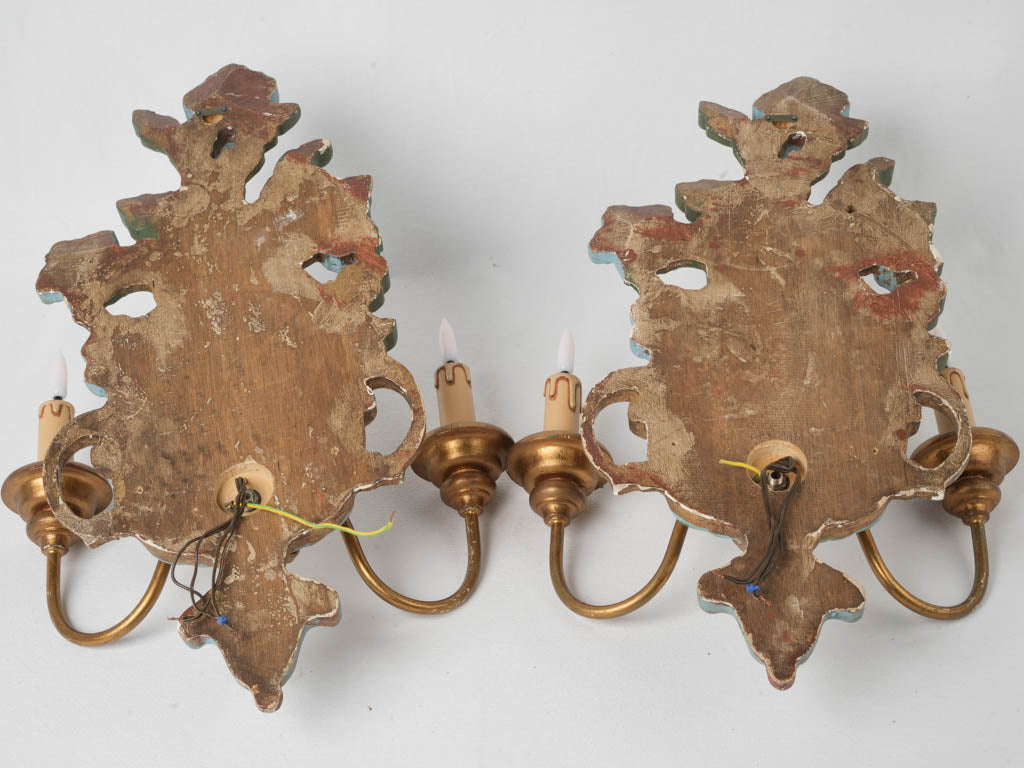 Substantial charming statement sconces  