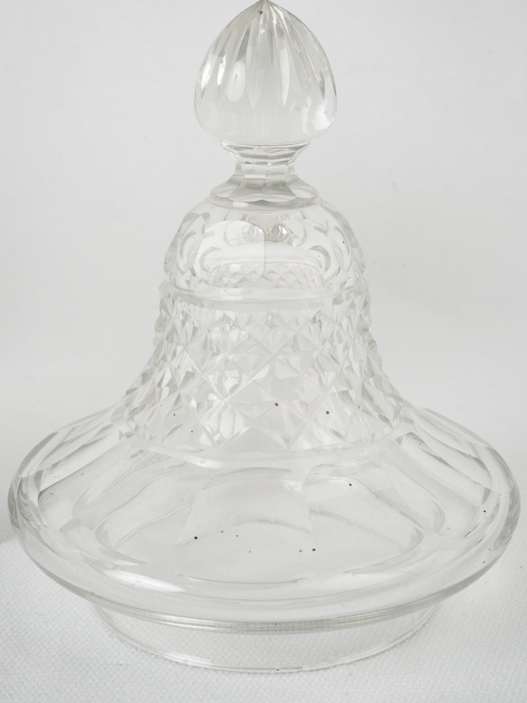 Vintage English cut crystal vases