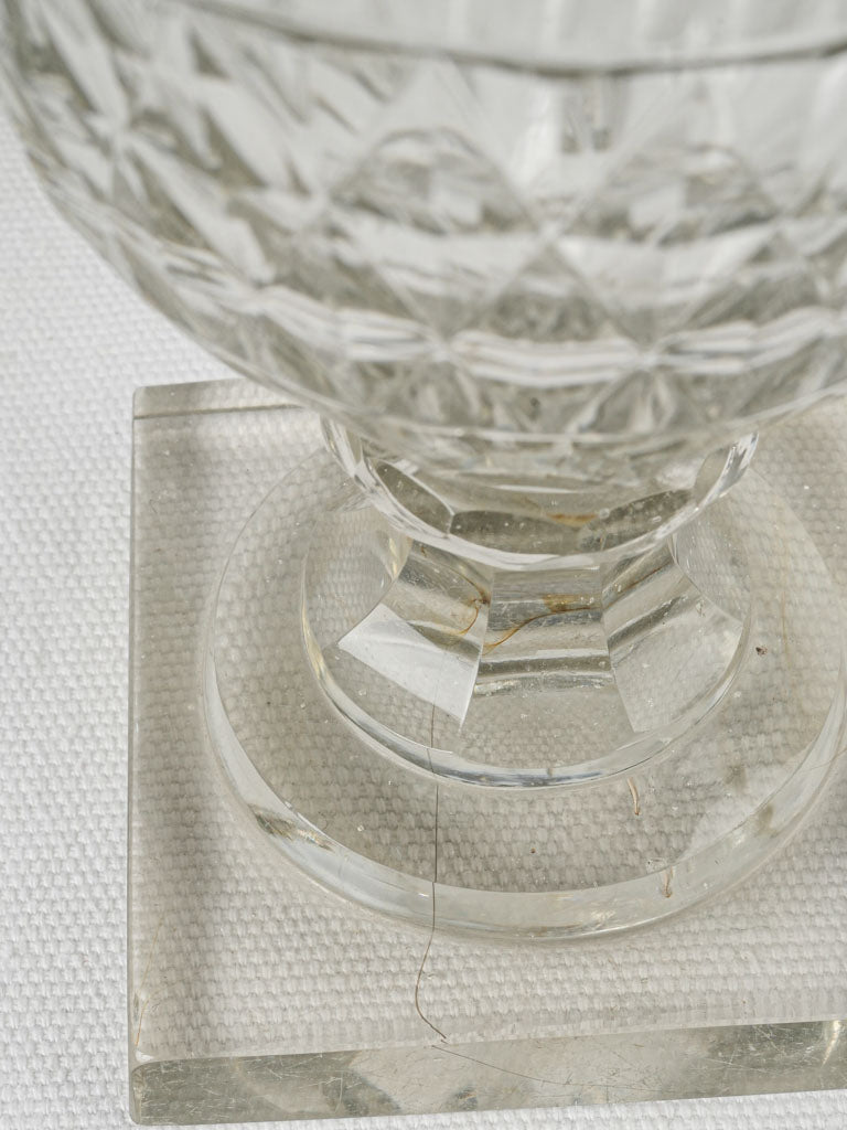 Refined, historic Baccarat-style bonbon vases