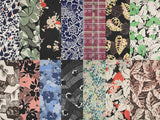 Masterful vintage floral fabric design