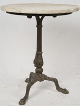 Antique Marble Iron Garden Table