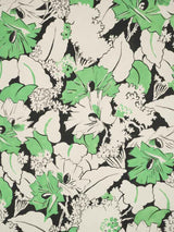 Dynamic green and white foliage design