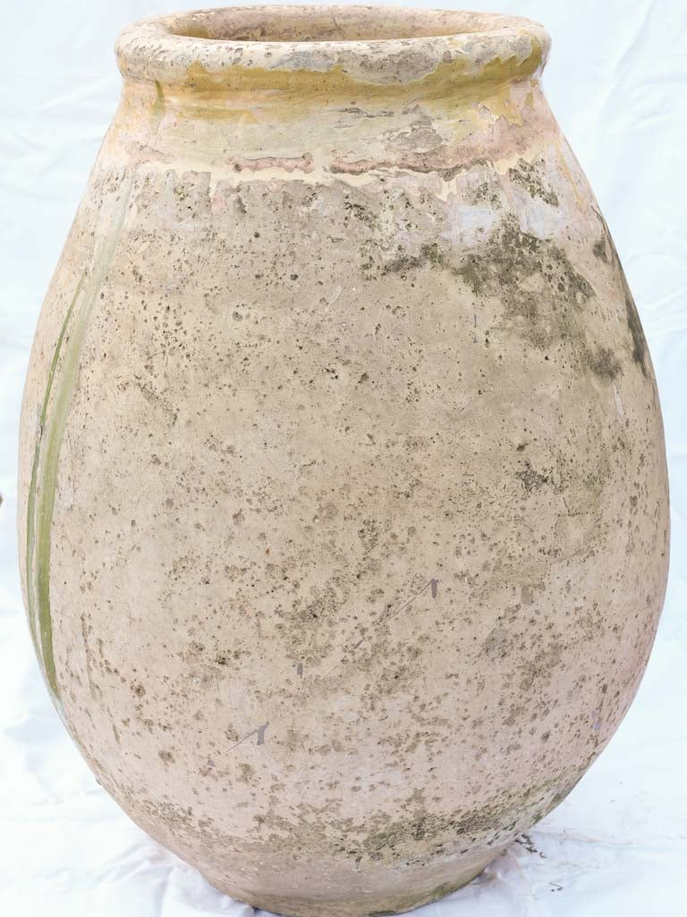 Weathered vintage decorative jar